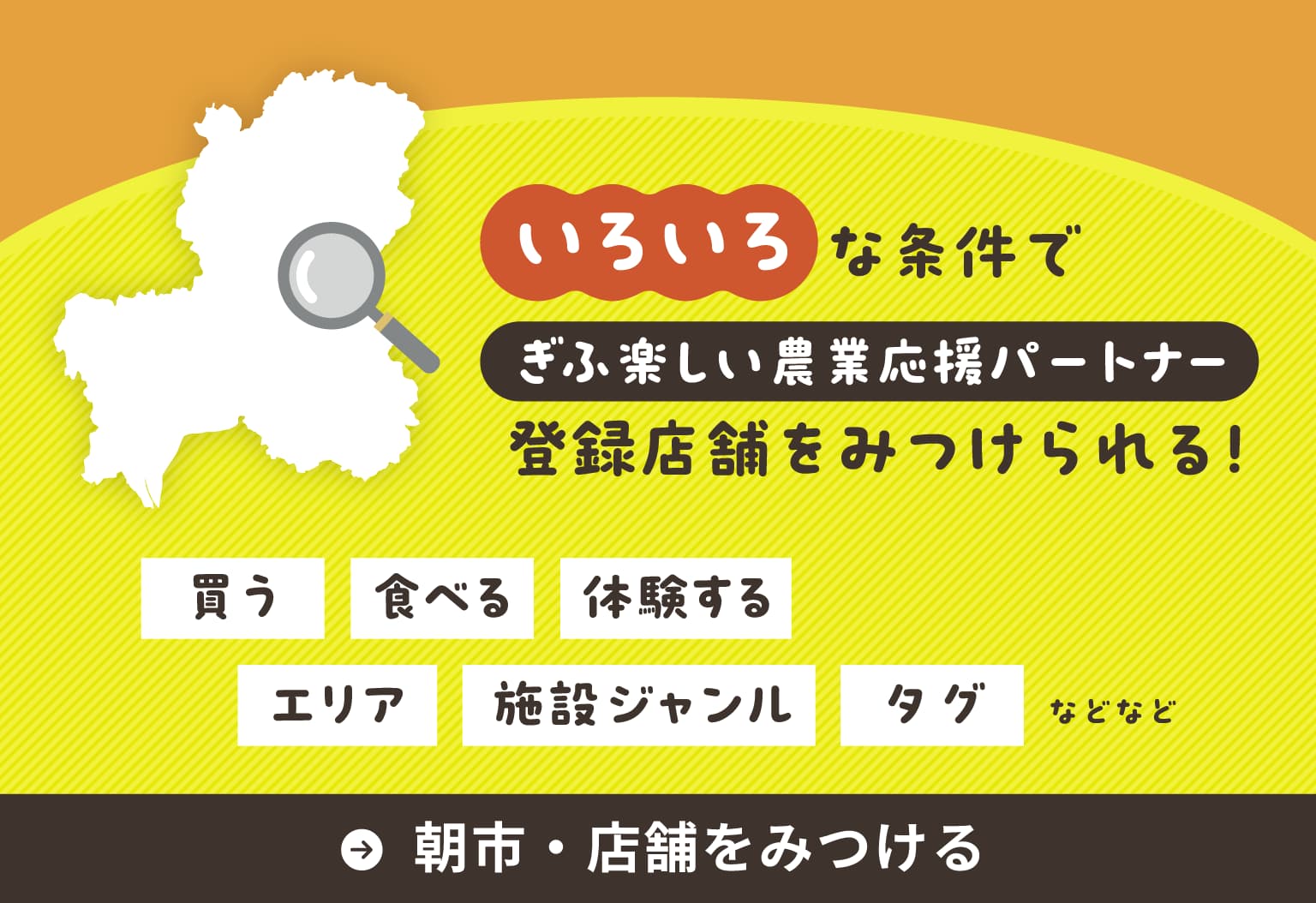 店舗・朝市をみつける