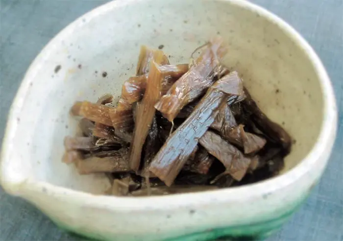 沢あざみの煮付け